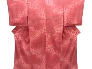 アンティーク　紋錦紗　菊唐草模様着物